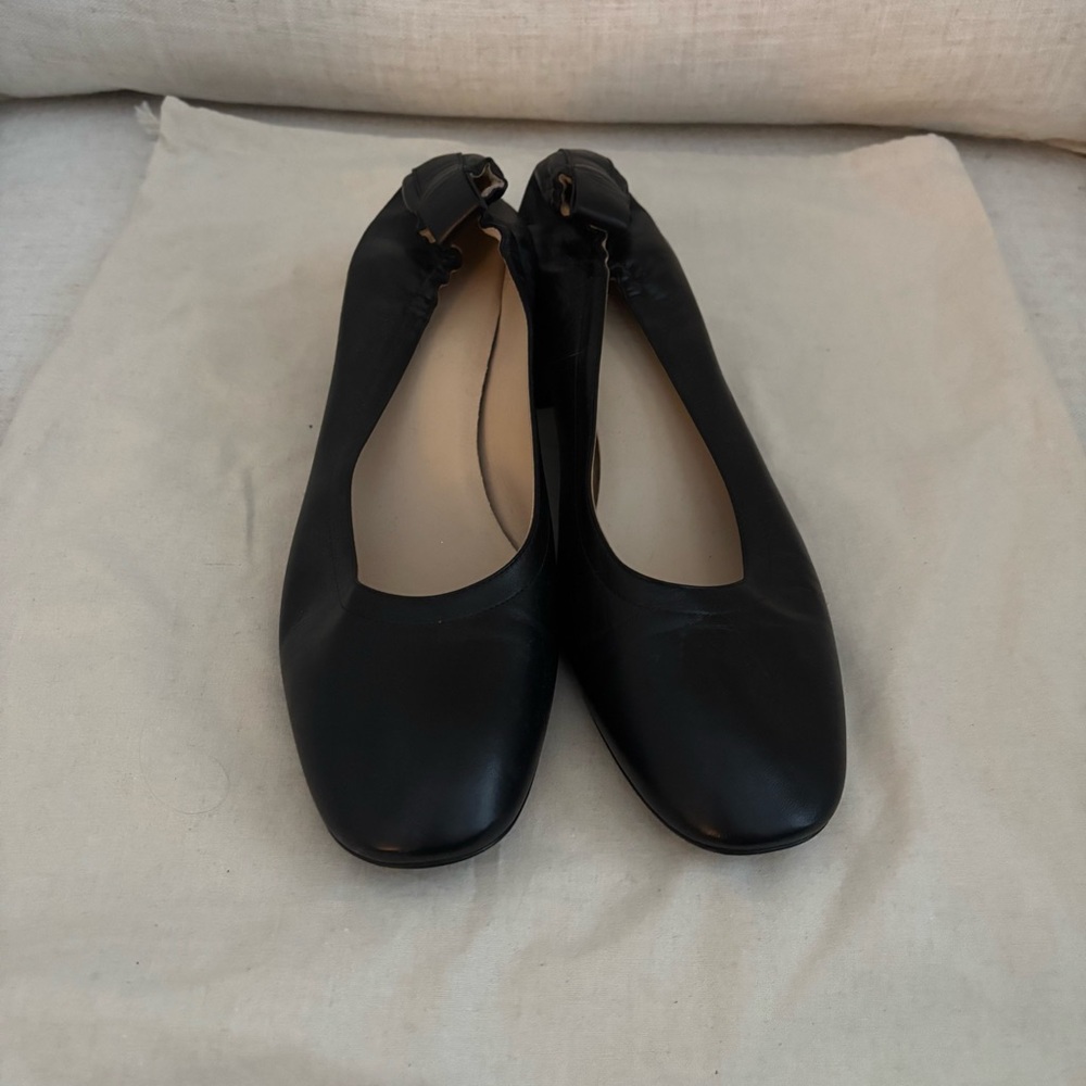 Everlane day heel in black leather - Picture 4 of 8